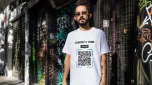 QR Code on a T-shirt