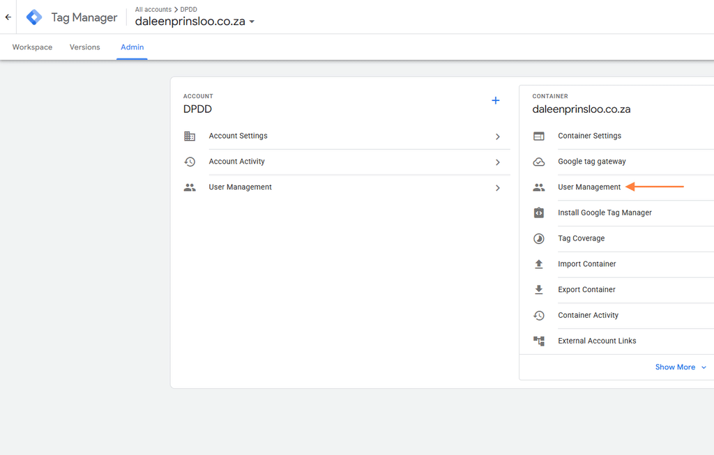 Share Access to Your Google Tag Manager Account